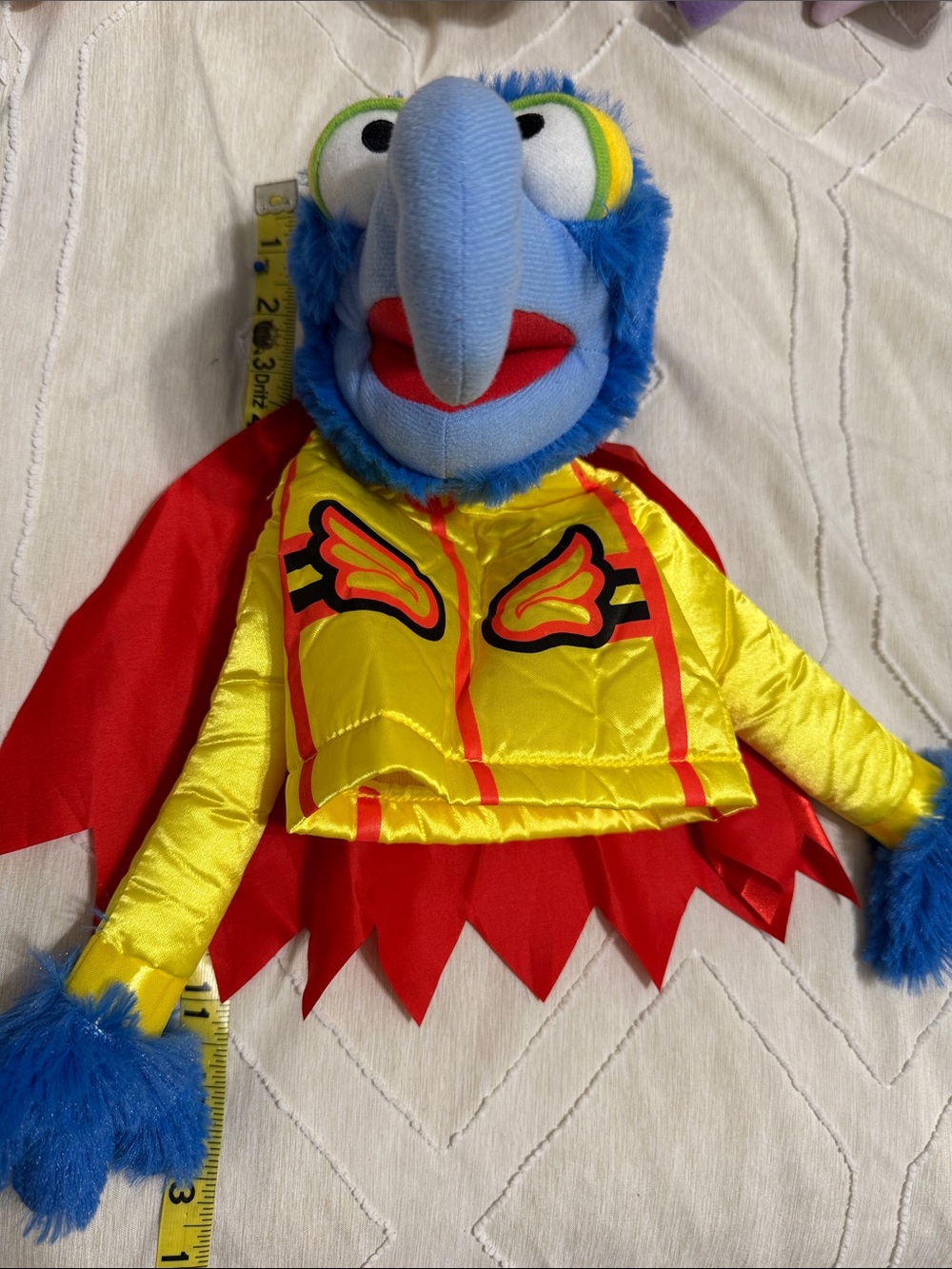 Sesame Street Blue Plush Bird Costume Top with Yellow and Red